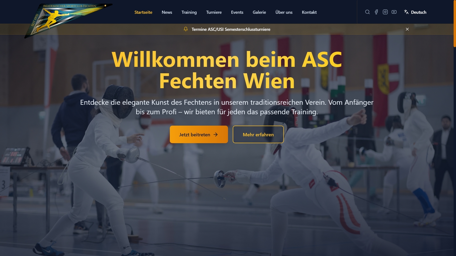 Startseite von ASC Fechten